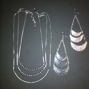 Necklace with earrings